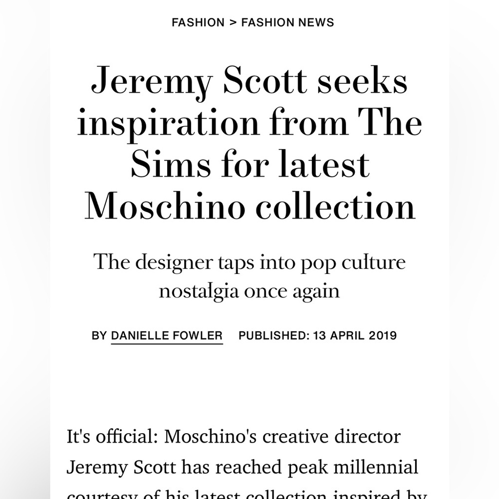 Moschino Sims Pixel Capsule Biker Bag Purse AS IS New With Tag - Picture 11 of 11
